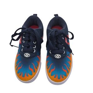 Heelys Kids Sneakers with Flame Design in Blue and Orange
